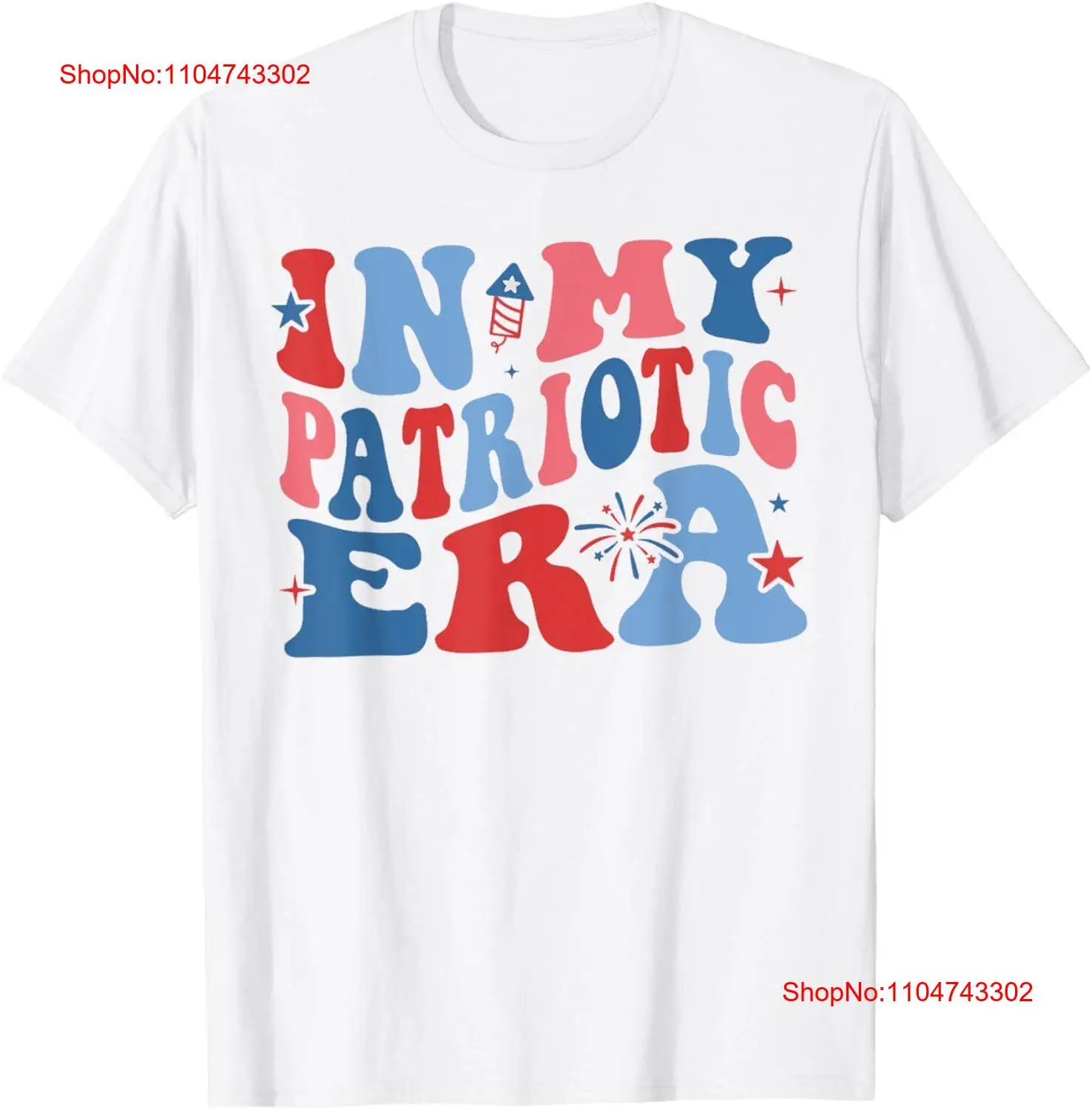 Vintage Fashion Eras - Patriotic T Shirt In My Era