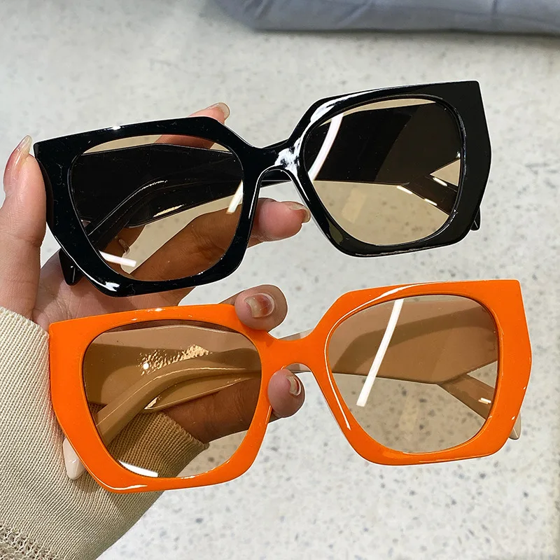 Vintage Fashion Luxury - Vintage Brand Designer Polygon Sunglasses Women