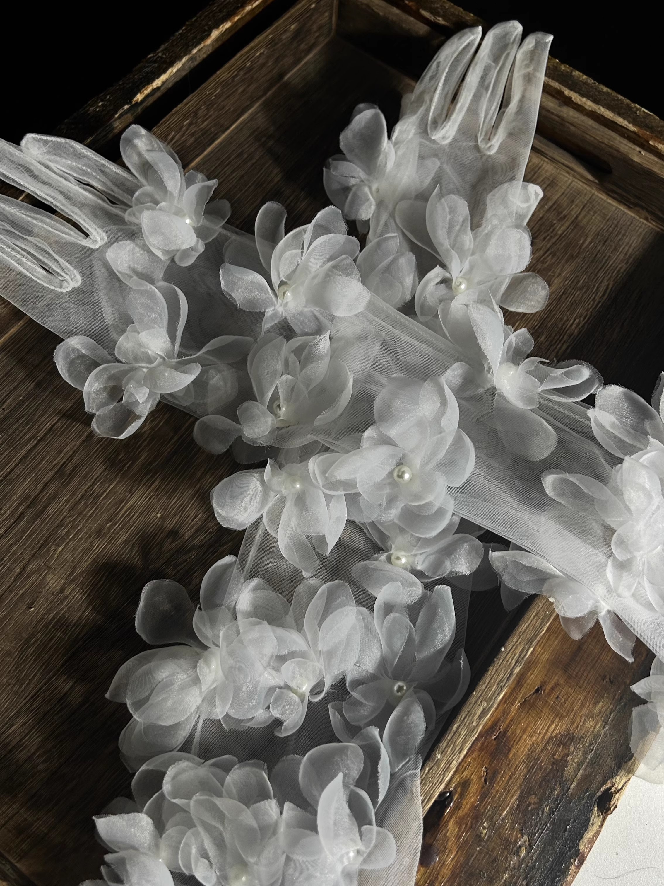 Long Flower Mesh Glove Women's - Vintage Fashion Photographers のレビューと価格
