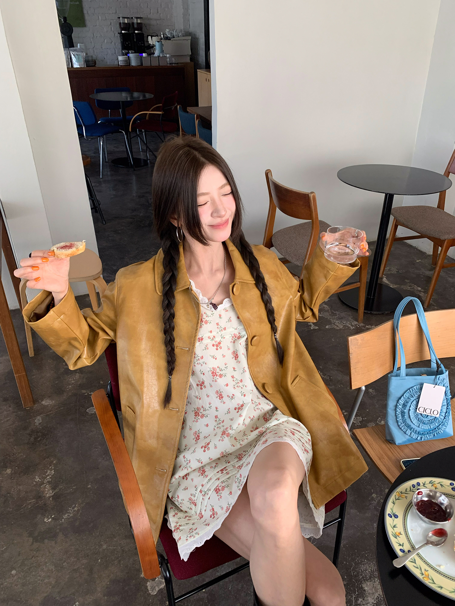 Amber Wax Loose Fit Vintage Ye - Vintage Fashion Collection のレビューと価格