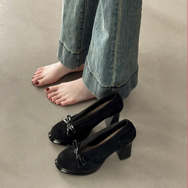 Women's High Heels 2025 Spring - Vintage Fashion Luxury のレビューと価格