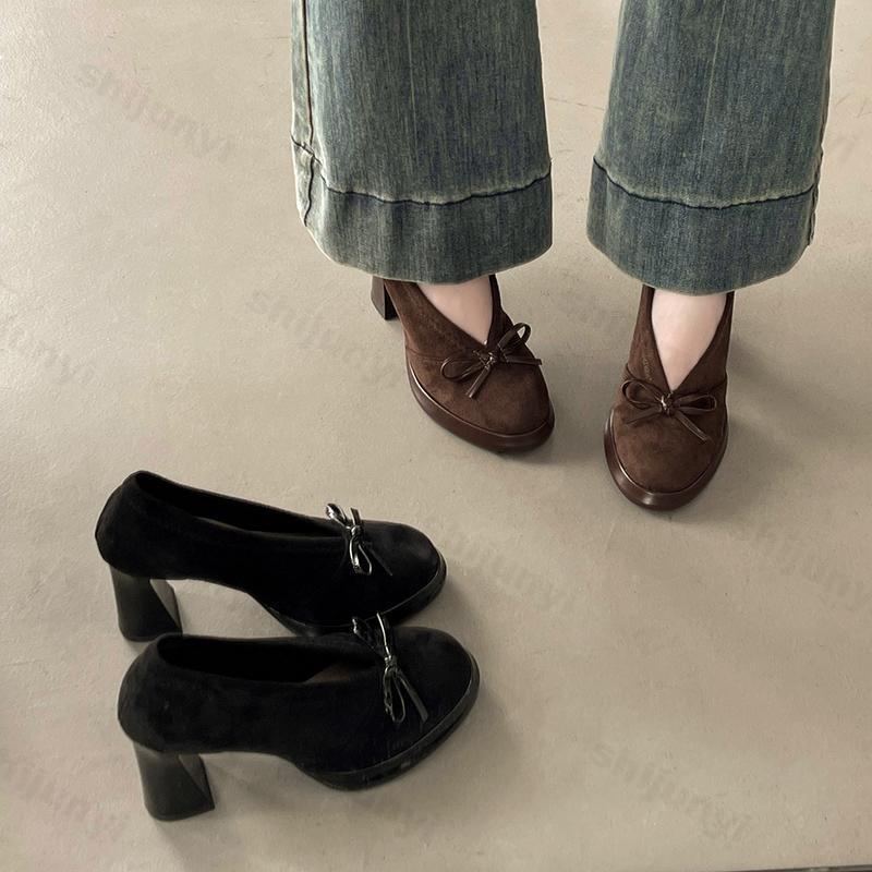 Women's High Heels 2025 Spring - Vintage Fashion Luxury のレビューと価格