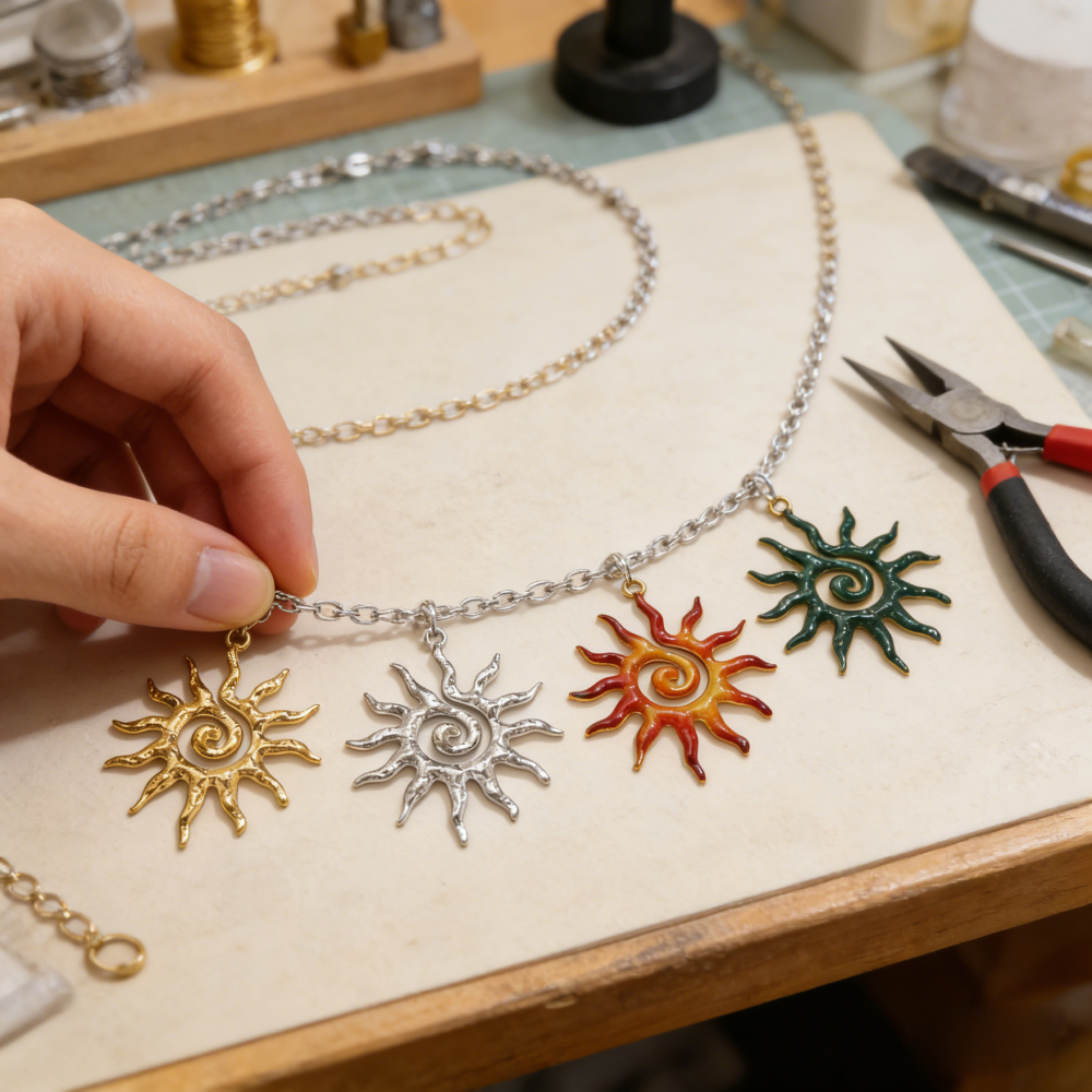 5PCS Stainless Steel Vintage S - Vintage Fashion Jewelry のレビューと価格