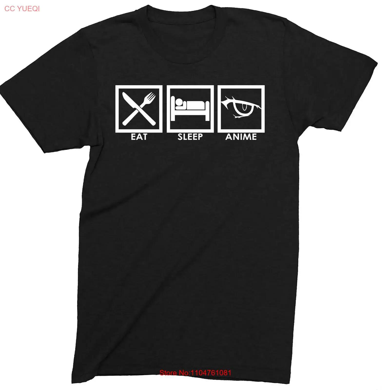 Eat Sleep Anime Funny Novelty  - Vintage Fashion Ideas のレビューと価格