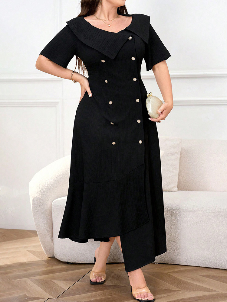 GIBSIE Plus Size Vintage Doubl - Vintage Fashion Plus Size のレビューと価格