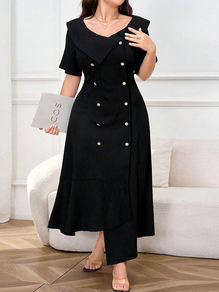 GIBSIE Plus Size Vintage Doubl - Vintage Fashion Plus Size のレビューと価格