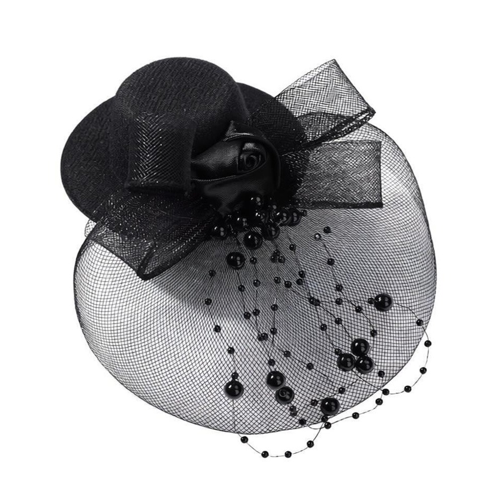 Fashion Elegant Mesh Top Hat B - Vintage Fashion Show のレビューと価格