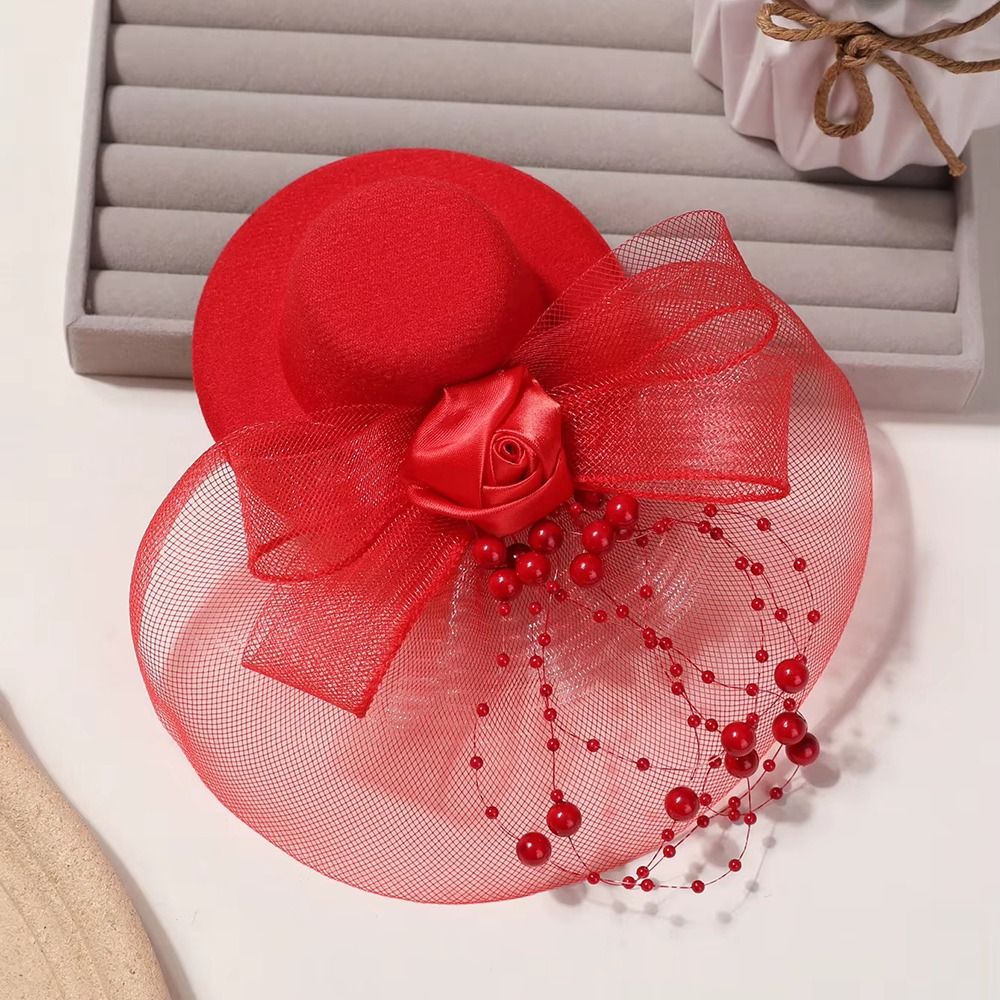 Fashion Elegant Mesh Top Hat B - Vintage Fashion Show のレビューと価格