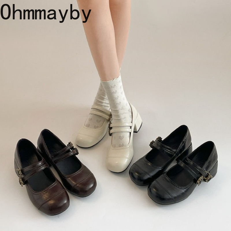Vintage Thick Heel Women Mary  - Vintage Fashion In 2026 のレビューと価格