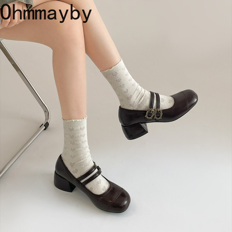 Vintage Thick Heel Women Mary  - Vintage Fashion In 2026 のレビューと価格