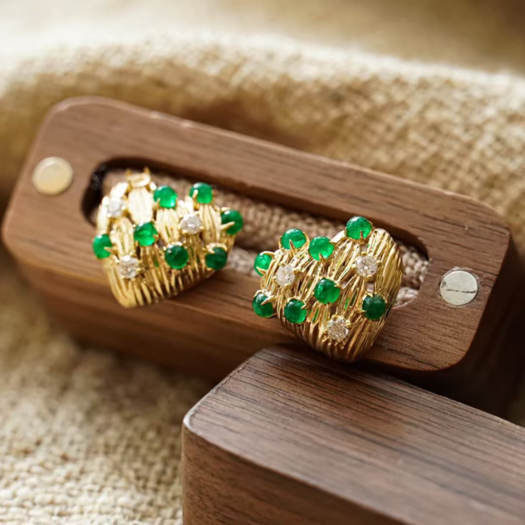 Retro14K Gold Filled Emerald D - Vintage Fashion Eras のレビューと価格