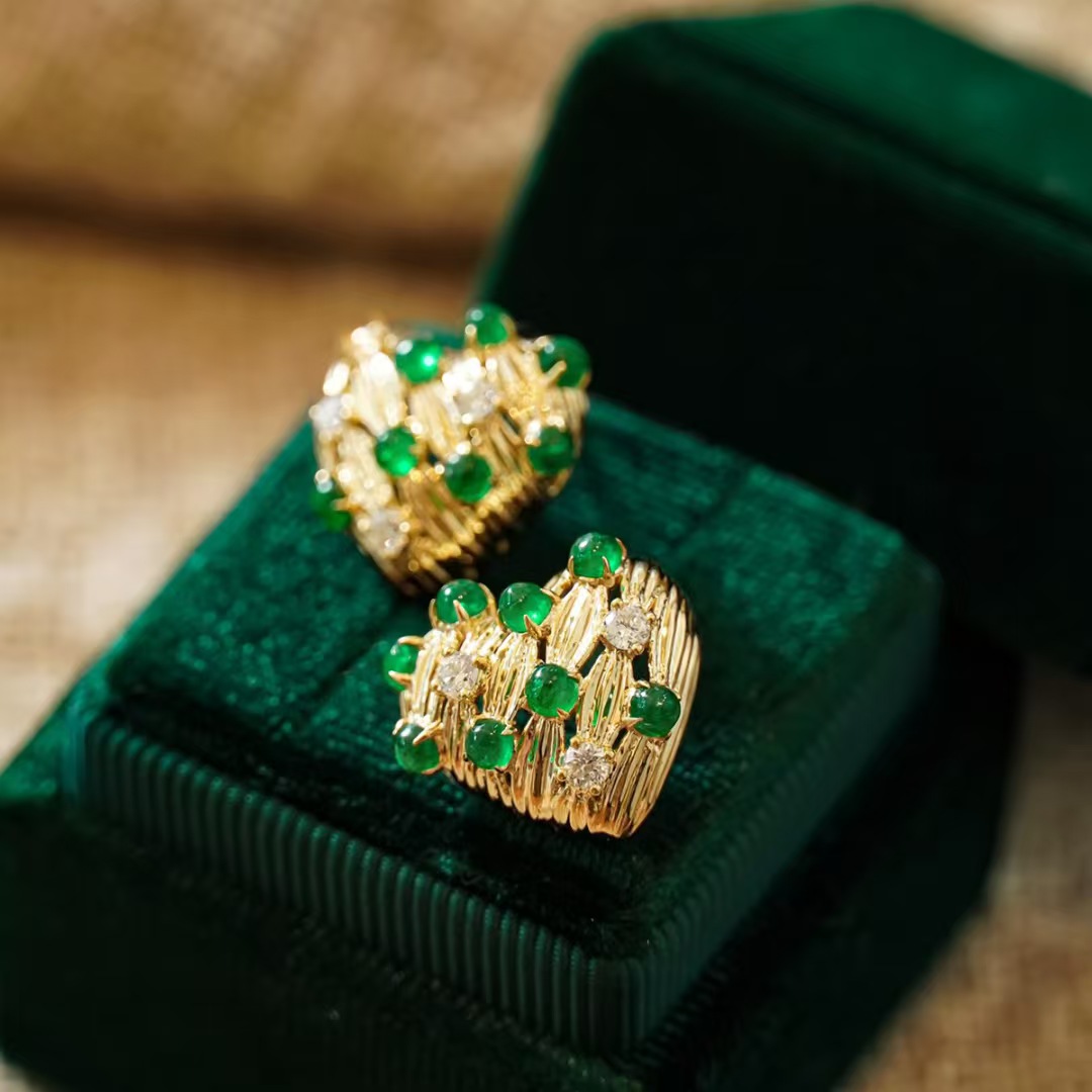 Retro14K Gold Filled Emerald D - Vintage Fashion Eras のレビューと価格