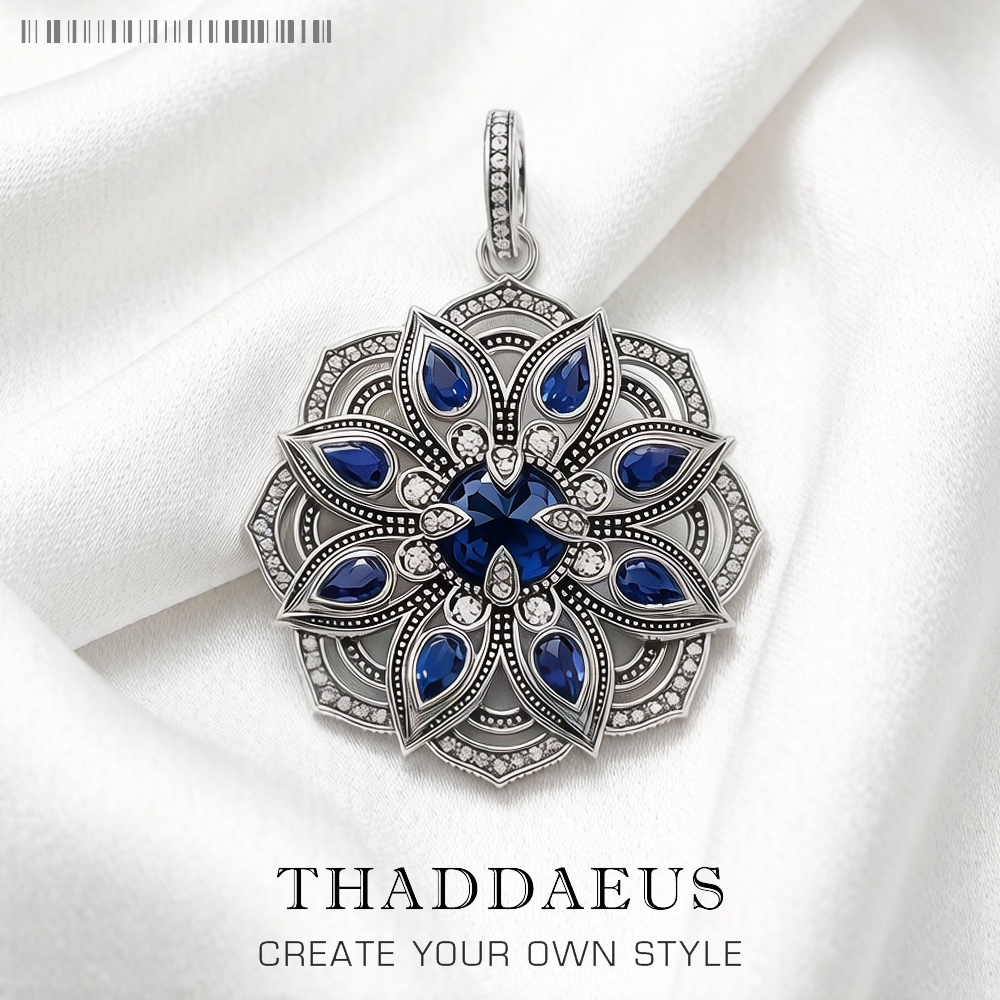 Pendant Blue Lotus Flower,Bran - Vintage Fashion Jewelry Brands のレビューと価格