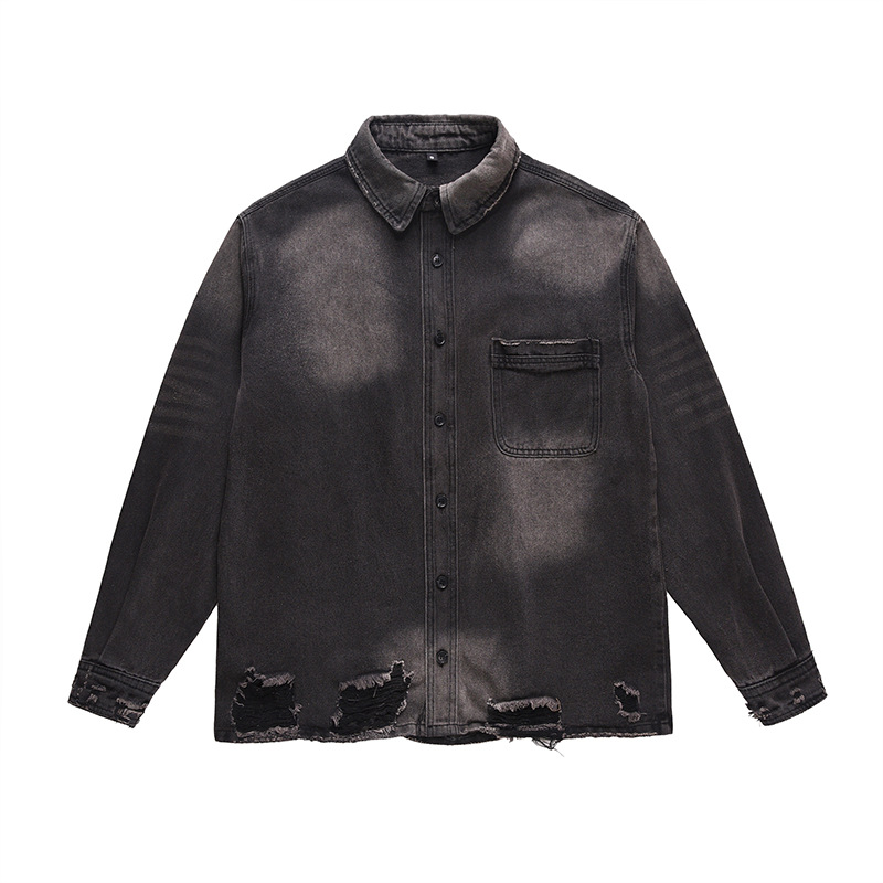 Men's High Street Ripped Jeans - Vintage Fashion Jeans のレビューと価格