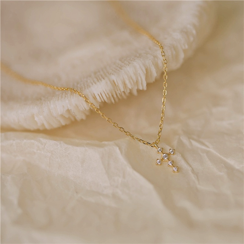 S925 Sterling Silver Cross Zir - Vintage Fashion Show のレビューと価格