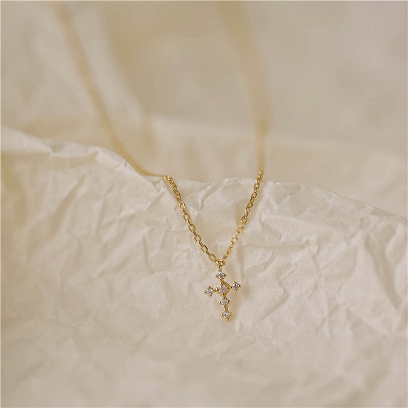 S925 Sterling Silver Cross Zir - Vintage Fashion Show のレビューと価格