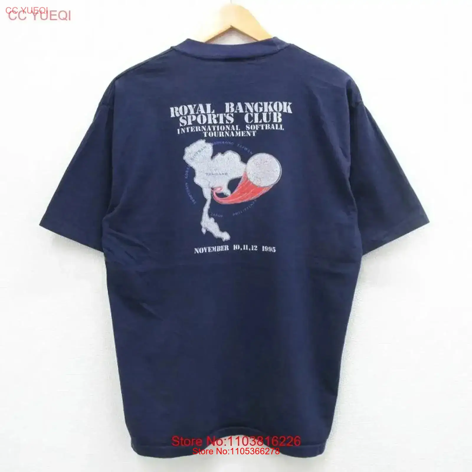 L Vintage T Shirt Mens 90s Ban - Vintage Fashion Bangkok のレビューと価格