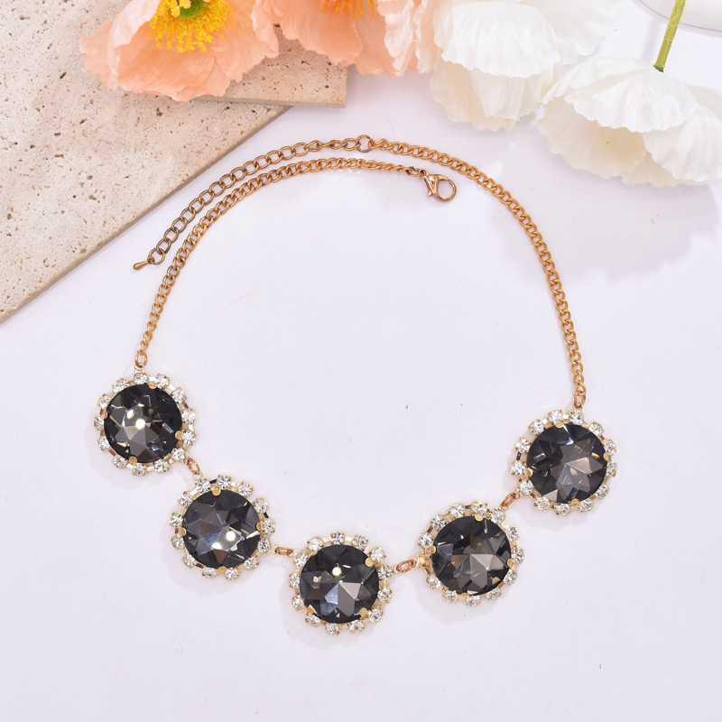Women Vintage Diamond Inlay Ne - Vintage Fashion Vogue のレビューと価格