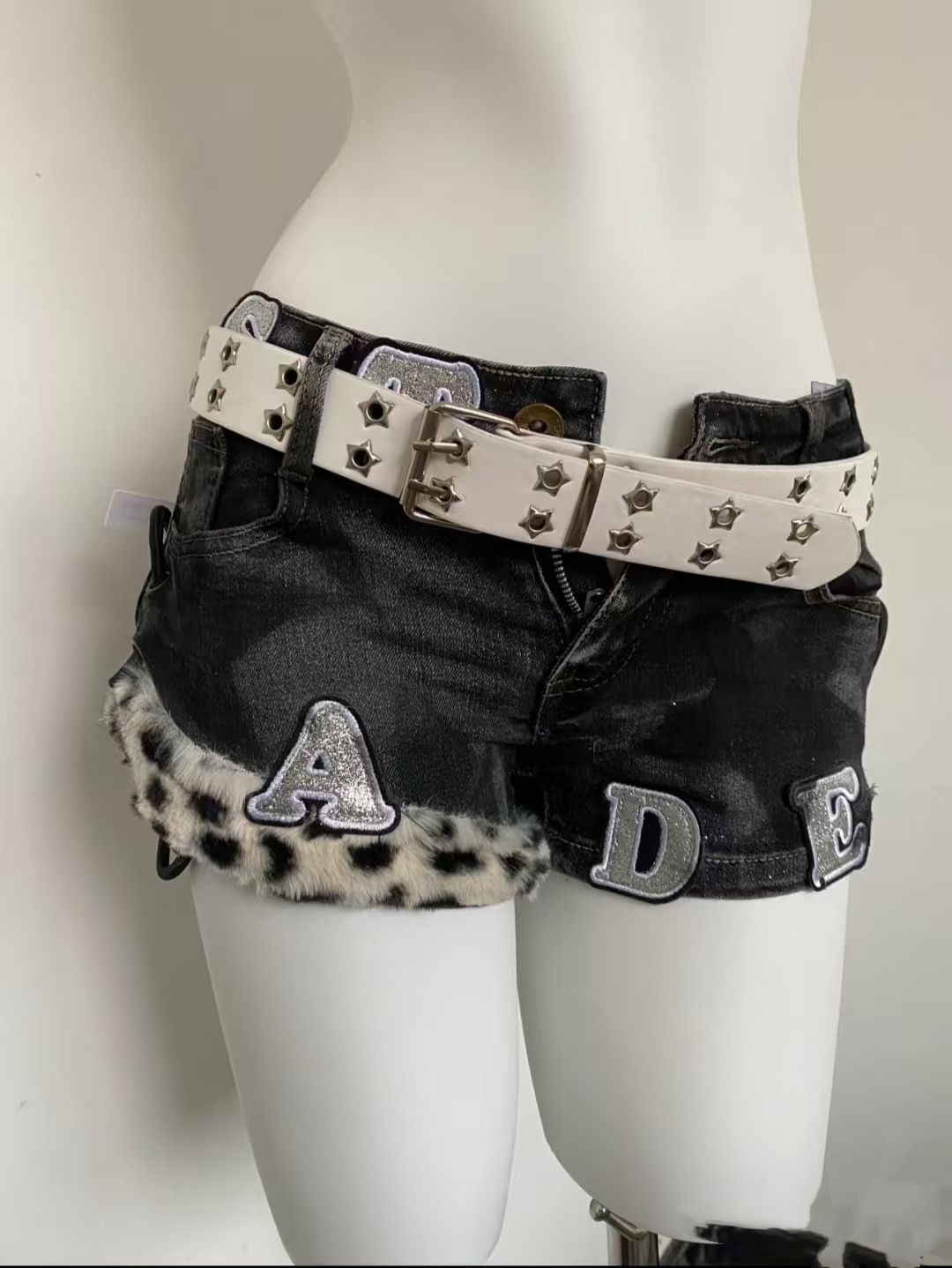 Y2k Embroidered Patch Denim Sh - Vintage Fashion Jeans のレビューと価格