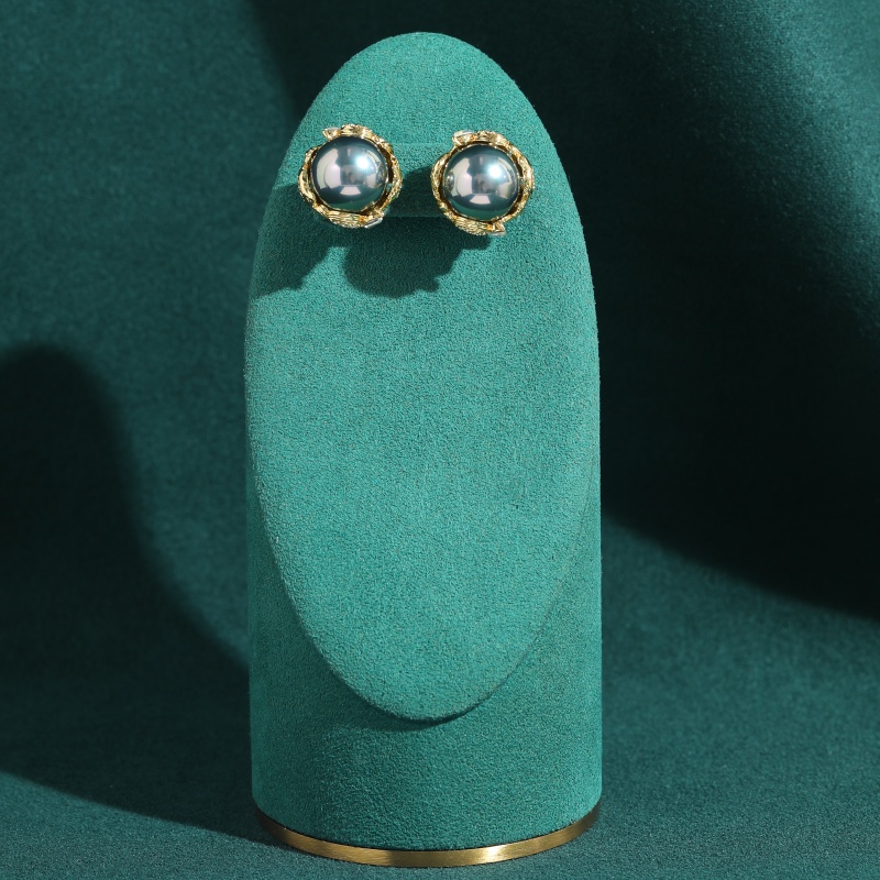 Vintage Grey Pearl Earrings Fo - Vintage Fashion Jewelry Brands のレビューと価格