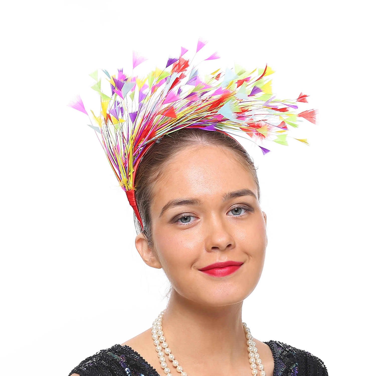 Colorful Feather Hair Hoop, Ma - Vintage Fashion Photographers のレビューと価格
