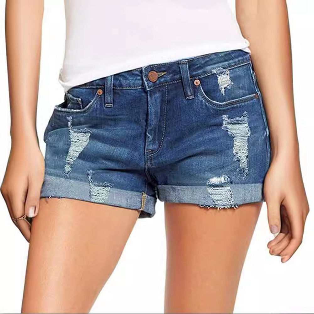 Womens Denim Jeans Shorts Sexy - Vintage Fashion Jeans のレビューと価格