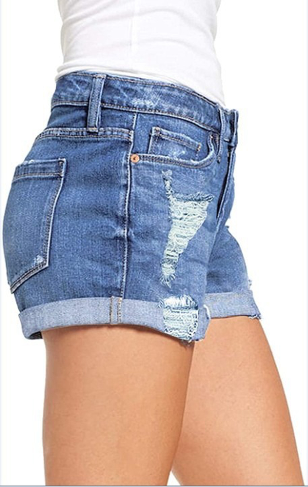 Womens Denim Jeans Shorts Sexy - Vintage Fashion Jeans のレビューと価格