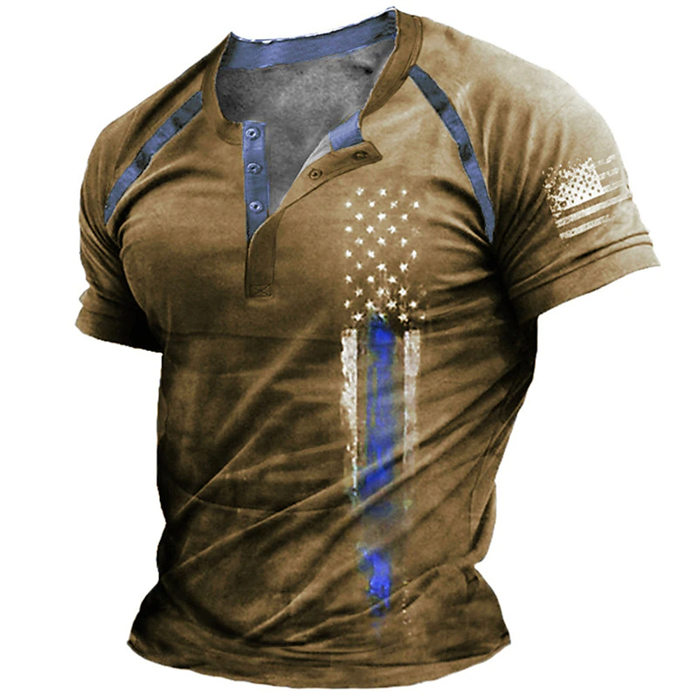 Funny 3D American Flag Print M - Vintage Fashion Mens のレビューと価格