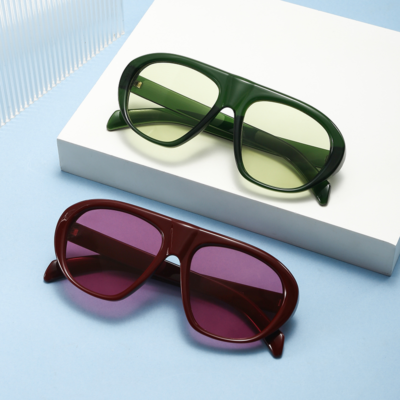 New Oversized Pilot Sunglasses - Vintage Fashion Luxury のレビューと価格