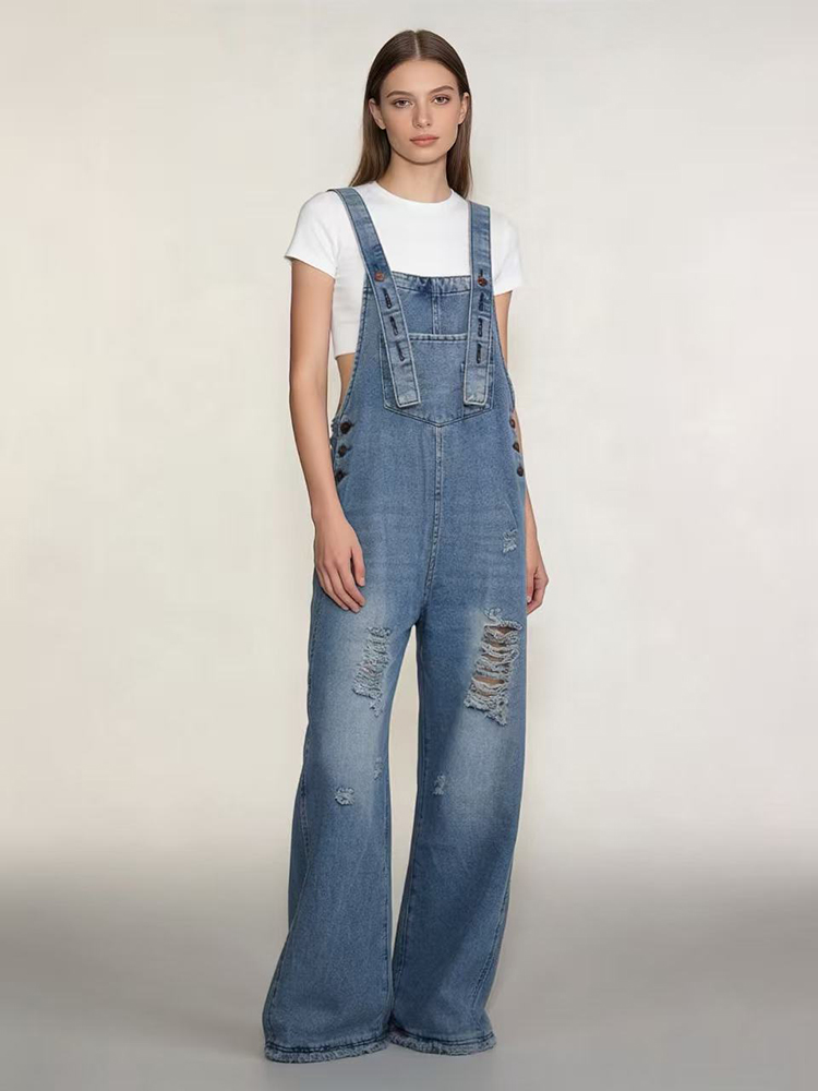 Fashion Retro Ripped Hole Deni - Vintage Fashion Jeans のレビューと価格