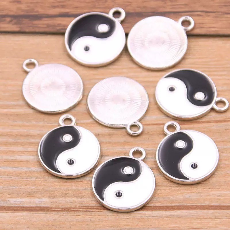 10/20pcs Alloy Tai Chi Charms  - Vintage Fashion Jewelry のレビューと価格