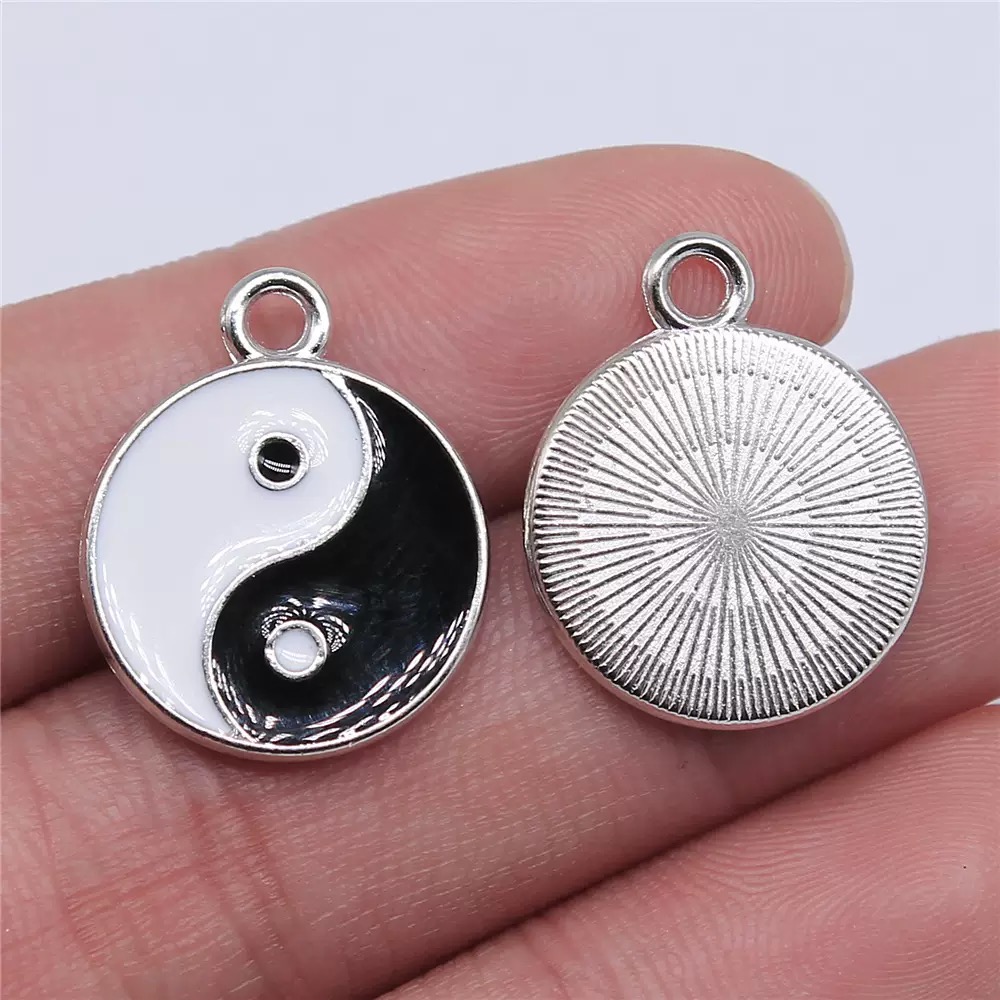 10/20pcs Alloy Tai Chi Charms  - Vintage Fashion Jewelry のレビューと価格