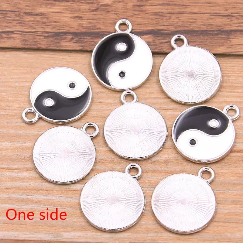 10/20pcs Alloy Tai Chi Charms  - Vintage Fashion Jewelry のレビューと価格