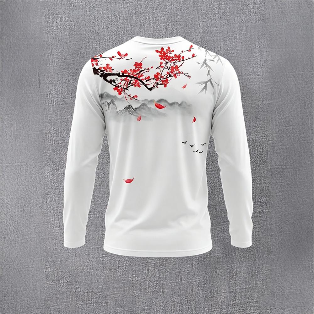 Chinese Style Ink Plum Blossom - Vintage Fashion Mens のレビューと価格