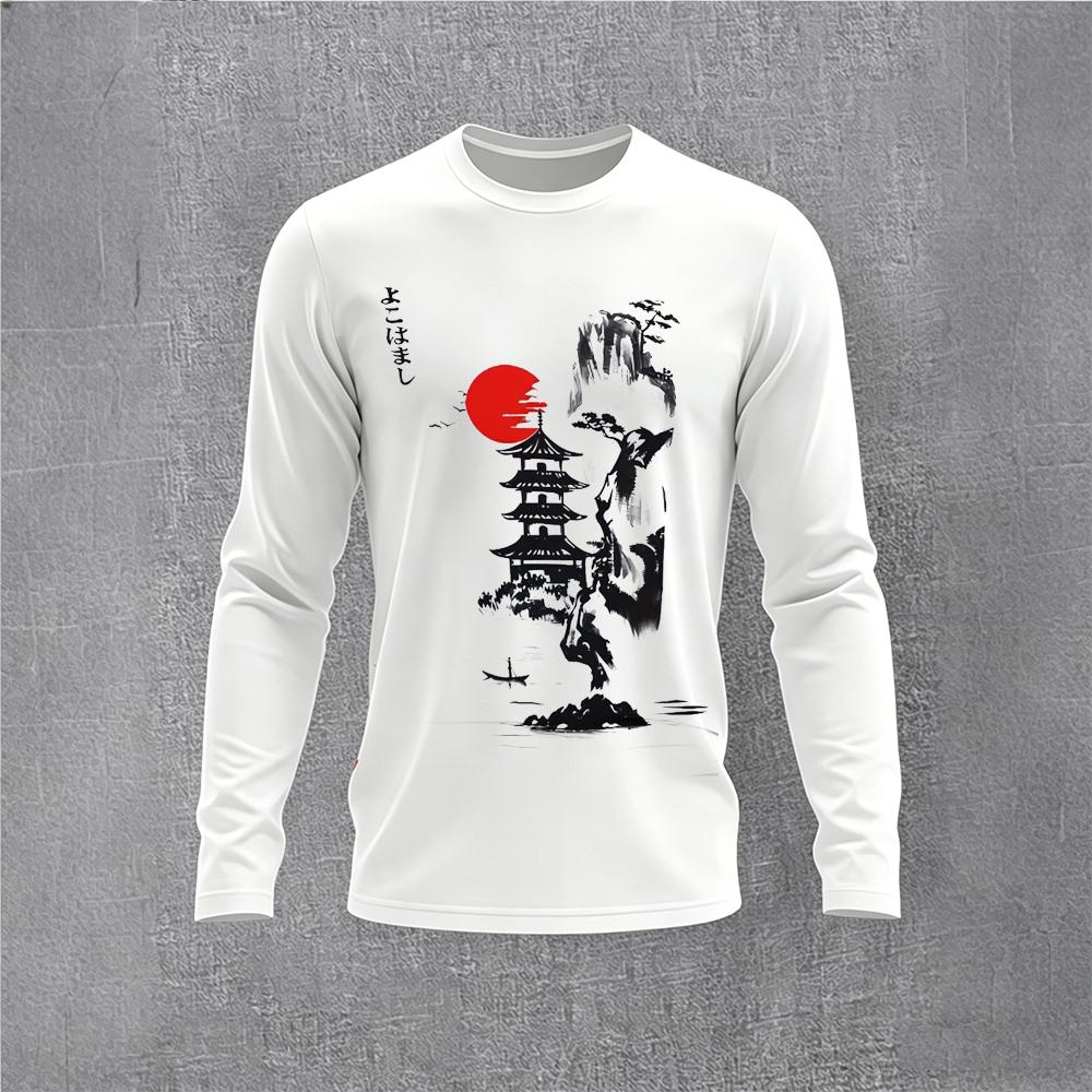 Chinese Style Ink Plum Blossom - Vintage Fashion Mens のレビューと価格