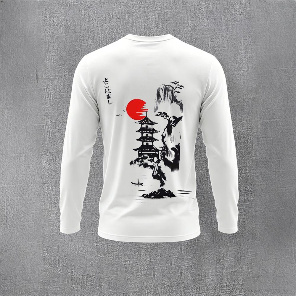 Chinese Style Ink Plum Blossom - Vintage Fashion Mens のレビューと価格