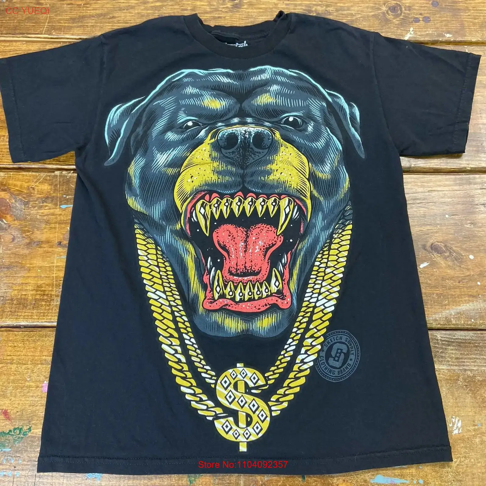 Y2K Rottweiler Dog Sketch Supp - Vintage Fashion Sketches のレビューと価格