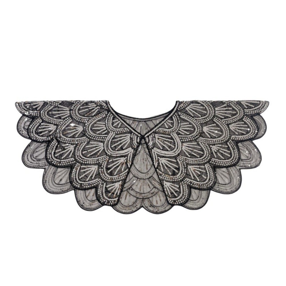 Art Deco Hollowed-out Shawl Be - Vintage Fashion Art のレビューと価格