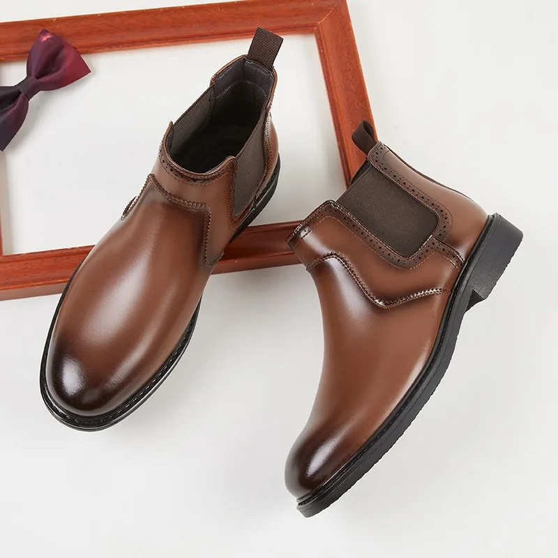 Vintage Mens Leather Oxford Bo - Vintage Fashion Mens のレビューと価格