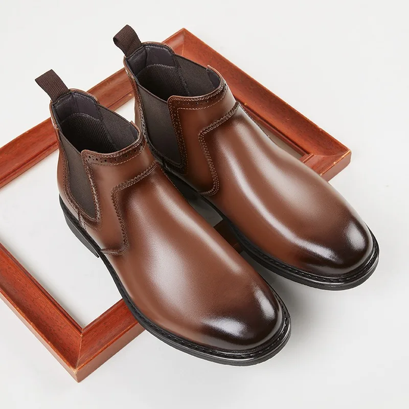 Vintage Mens Leather Oxford Bo - Vintage Fashion Mens のレビューと価格