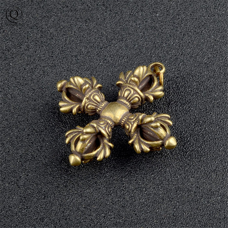 Copper Buddhism Dorje Cross Va - Vintage Fashion Collection のレビューと価格