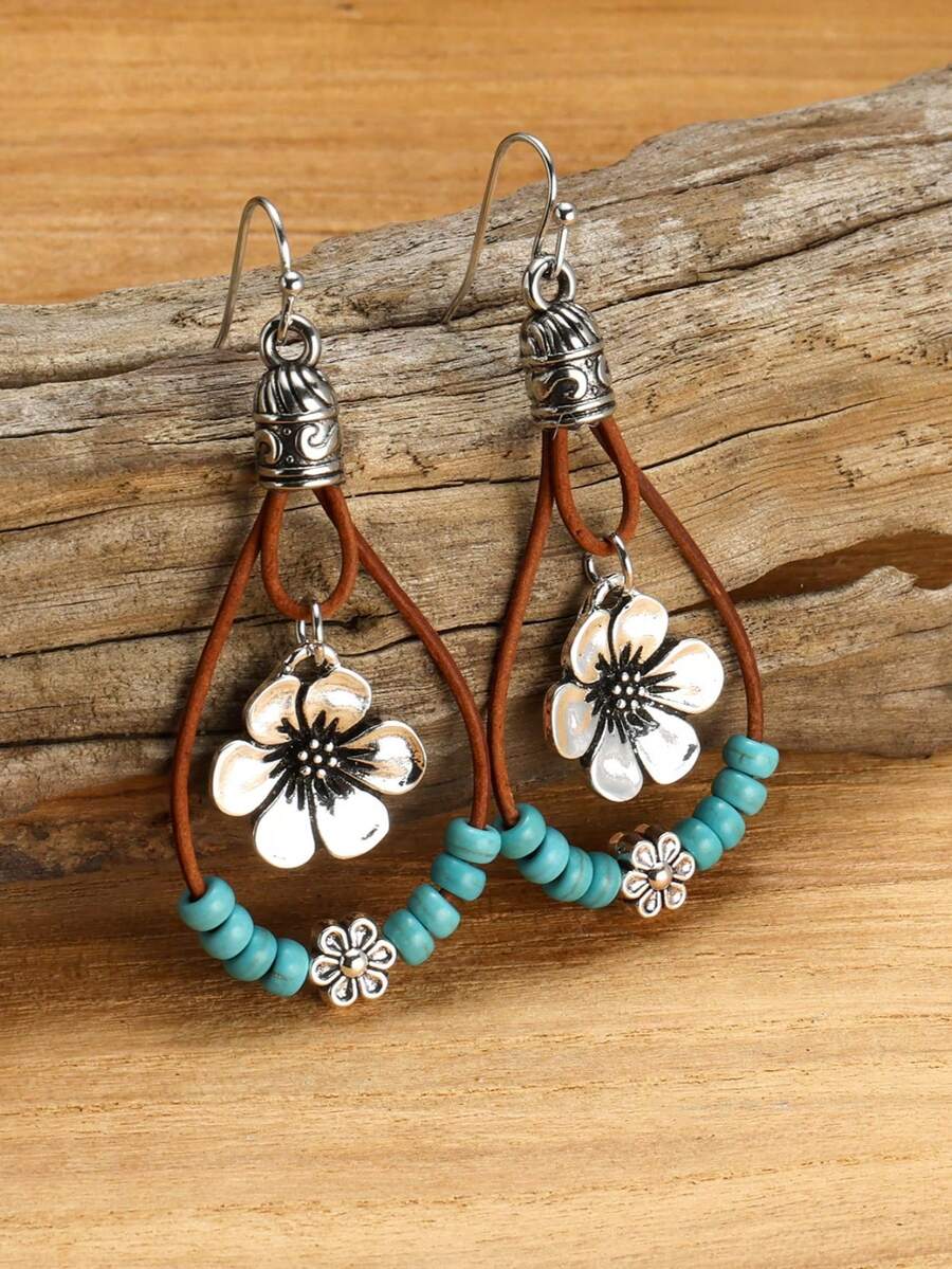 1 Pair Bohemian Style Alloy Pl - Vintage Fashion Jewelry のレビューと価格