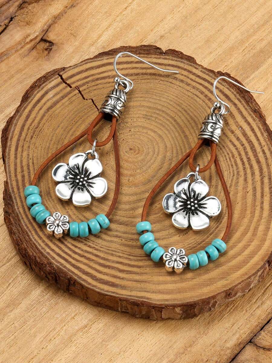 1 Pair Bohemian Style Alloy Pl - Vintage Fashion Jewelry のレビューと価格