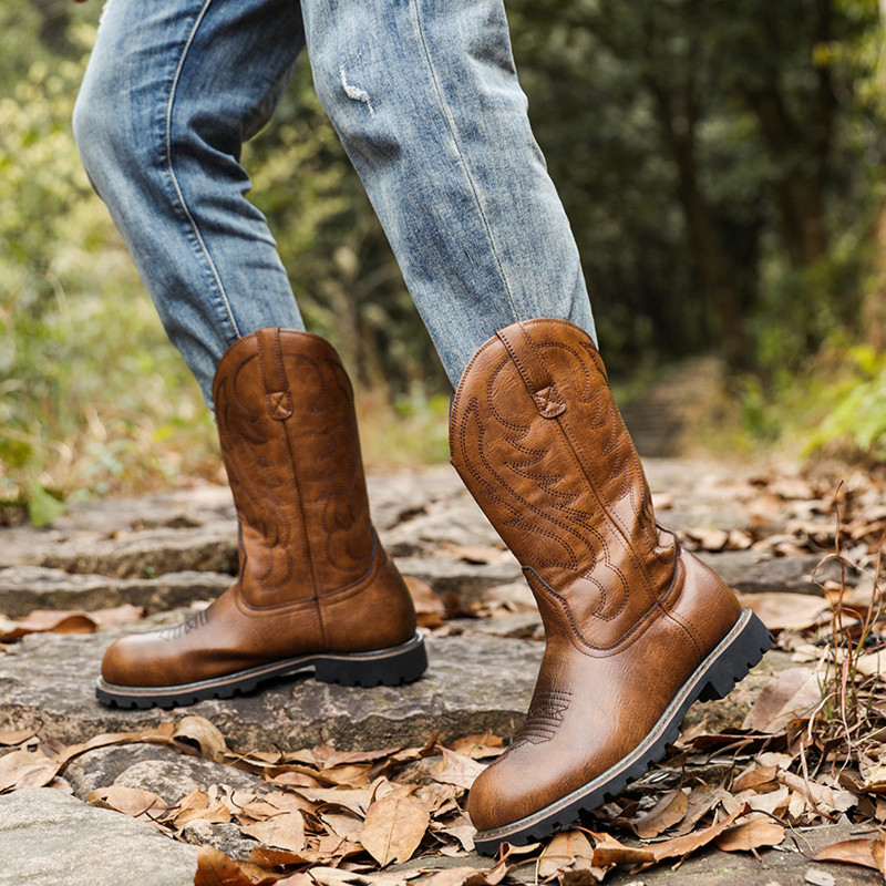 Men's Boots Classic Handmade E - Vintage Fashion Mens のレビューと価格