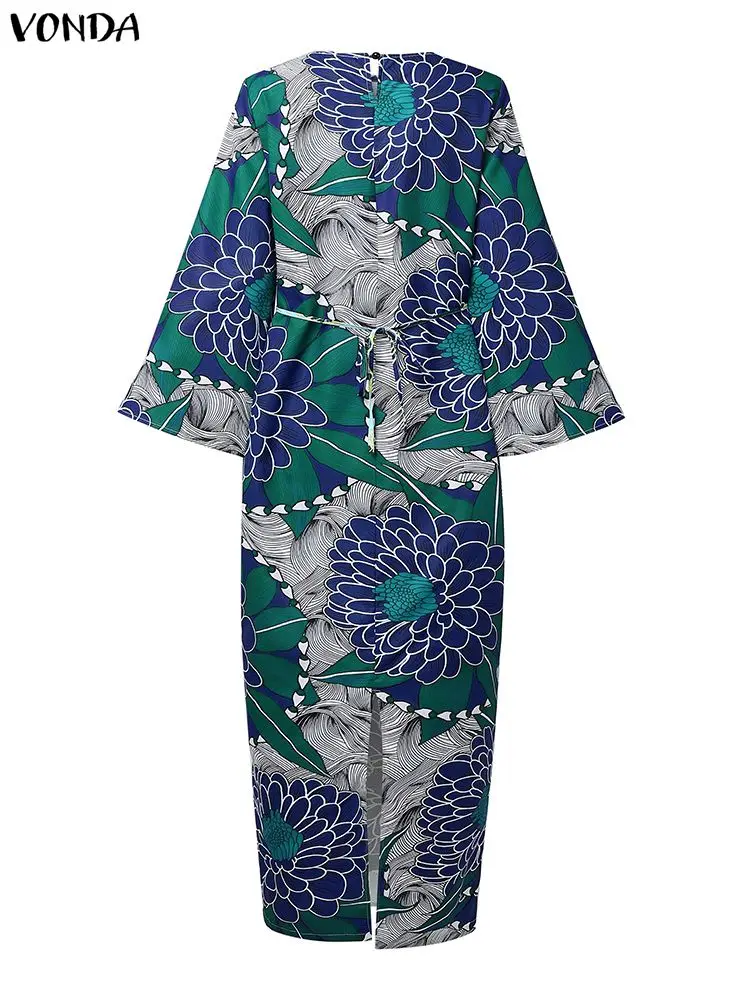 VONDA Women Bohemian Maxi Dres - Vintage Fashion Plus Size のレビューと価格
