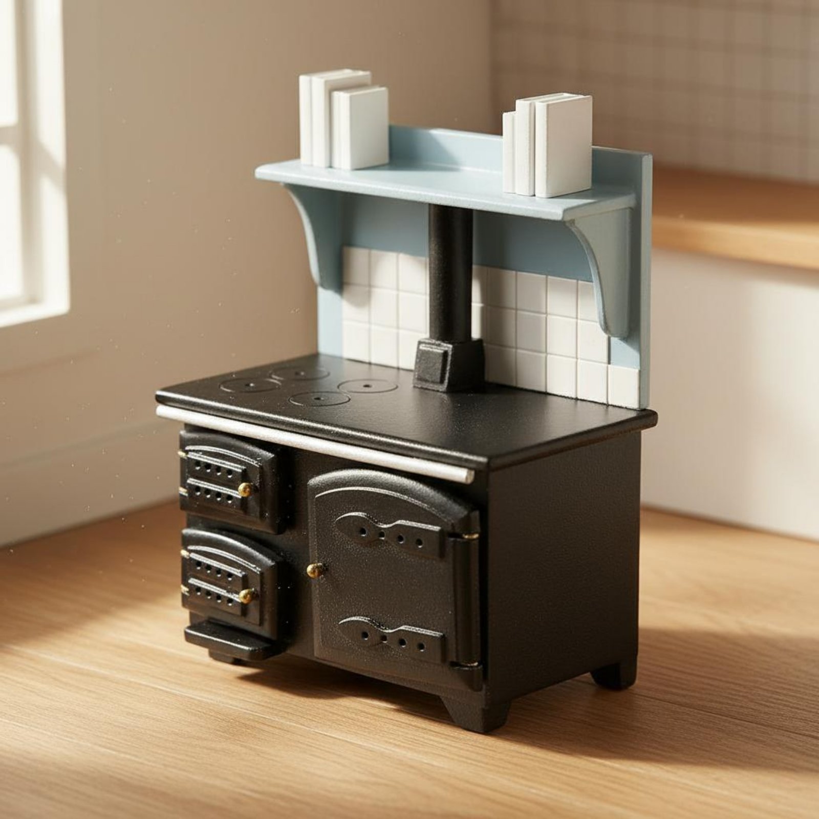 Miniature Black Cooker Realist - Vintage Fashion Doll のレビューと価格
