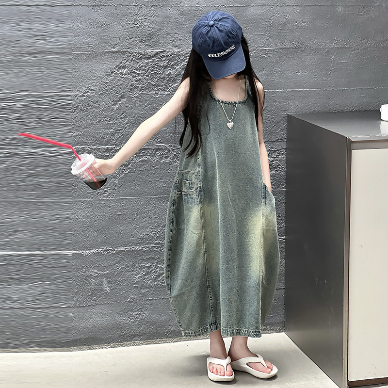 Vintage Blue Children Girls Hi - Vintage Fashion Jeans のレビューと価格