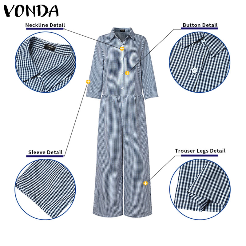 Plus Size 5XL VONDA Vintage Ju - Vintage Fashion Plus Size のレビューと価格
