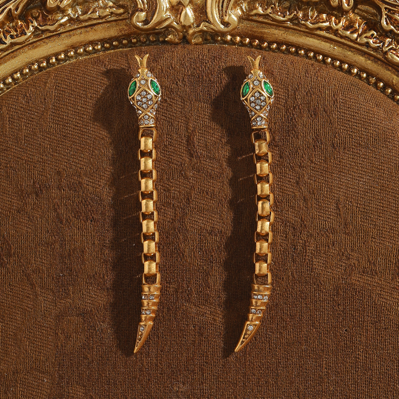 Drop Earring Vintage For Women - Vintage Fashion Vogue のレビューと価格