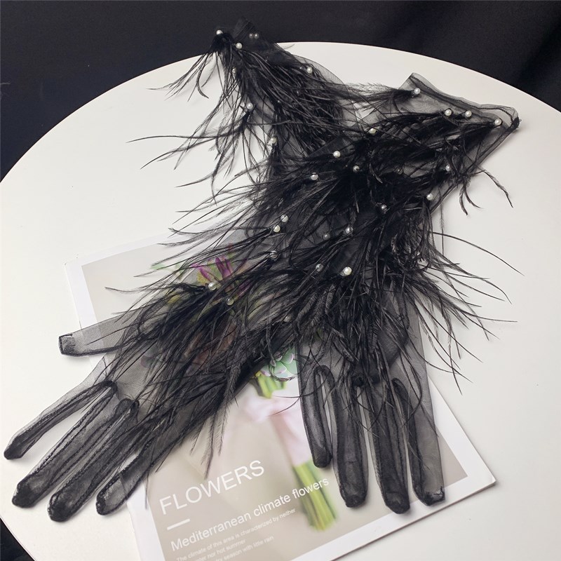 Women's Elegant Black Feather  - Vintage Fashion Photographers のレビューと価格